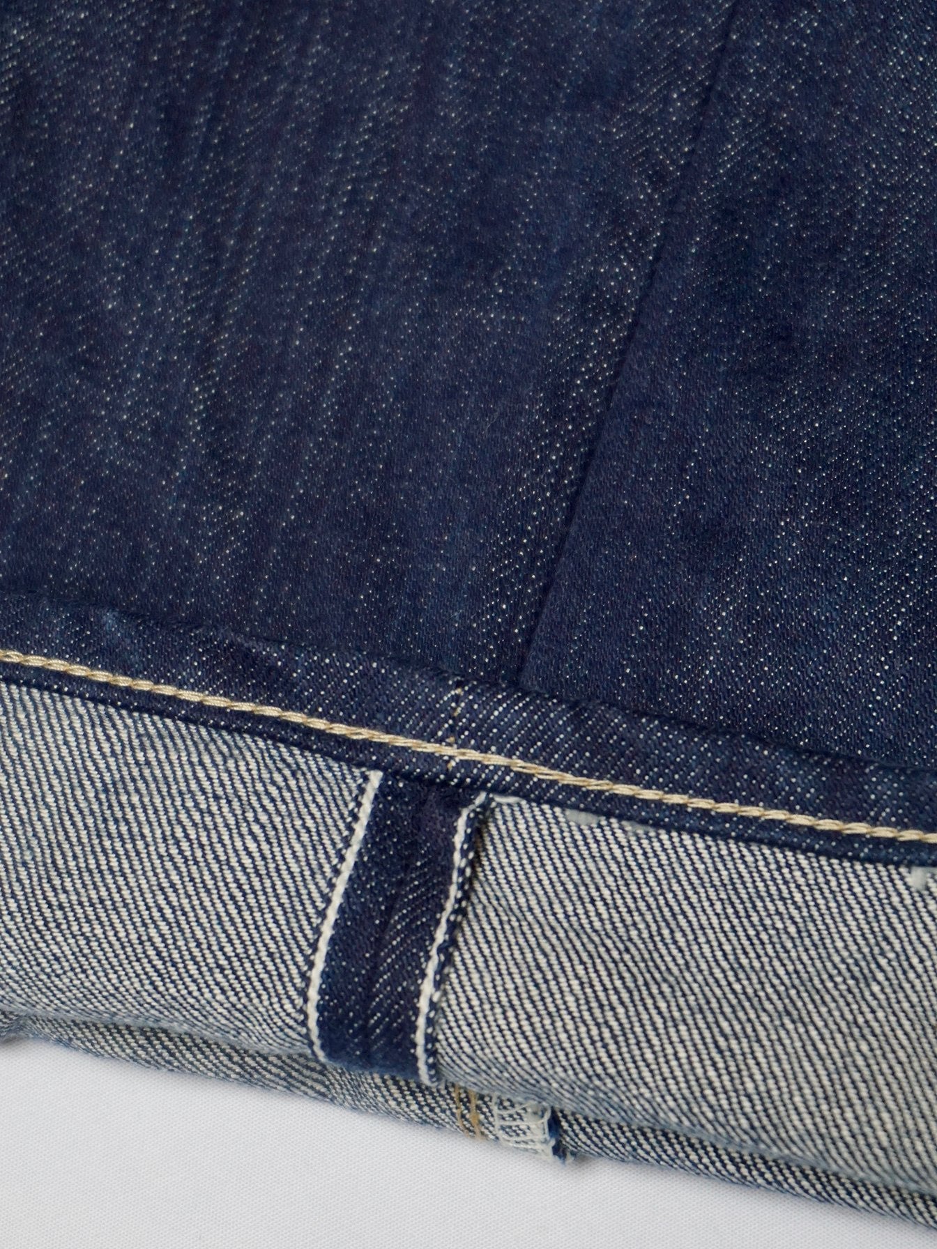 Organic Ai Dyed Front River Denim Cotton Pants