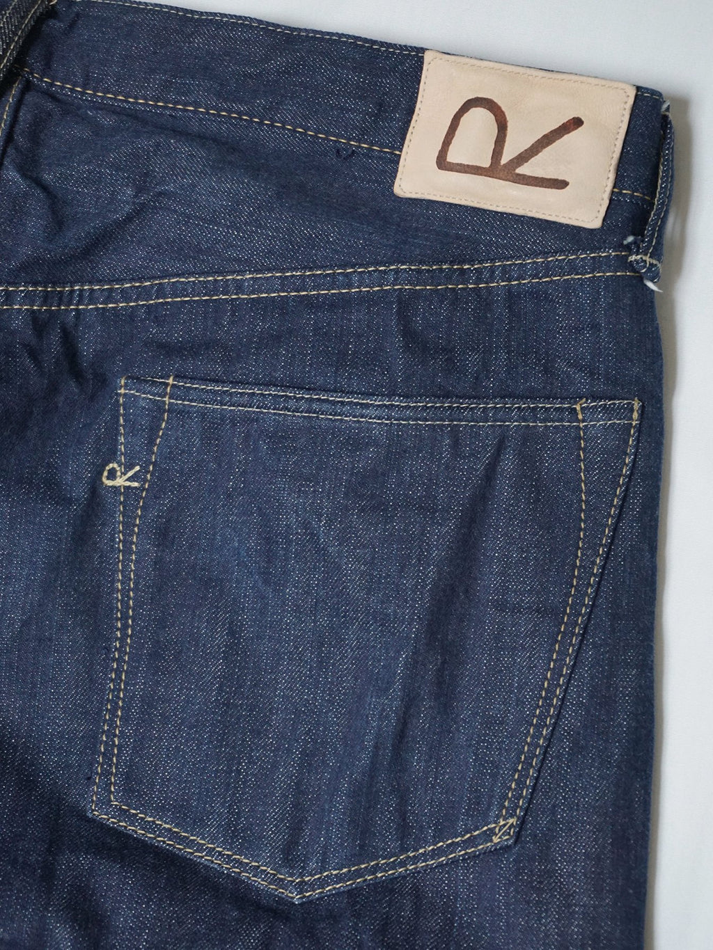 Organic Ai Dyed Front River Denim Cotton Pants
