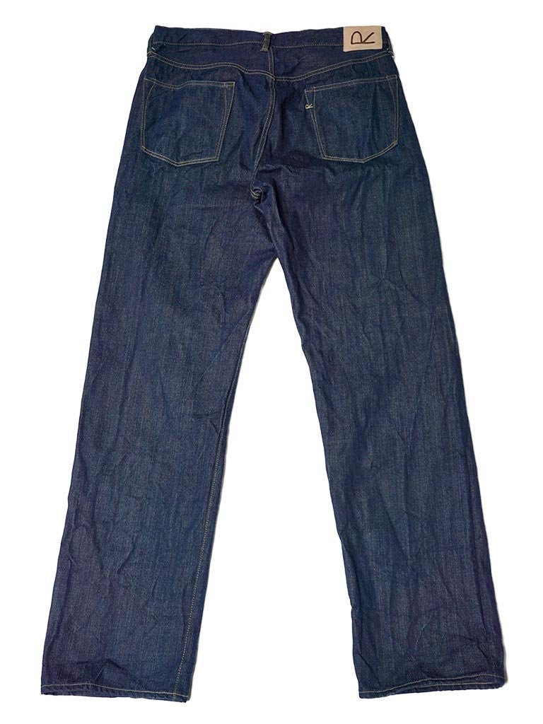 Organic Ai Dyed Front River Denim Cotton Pants