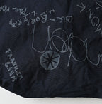 Indigo Duck Doodle Print 45 Tote Medium Detail