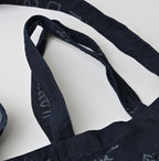 Indigo Duck Doodle Print 45 Tote Medium Detail