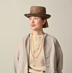 Antique Beads Necklace Female Model