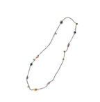 Glass Beads Necklace Antique Gold