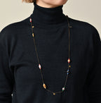 Glass Beads Necklace Female Model