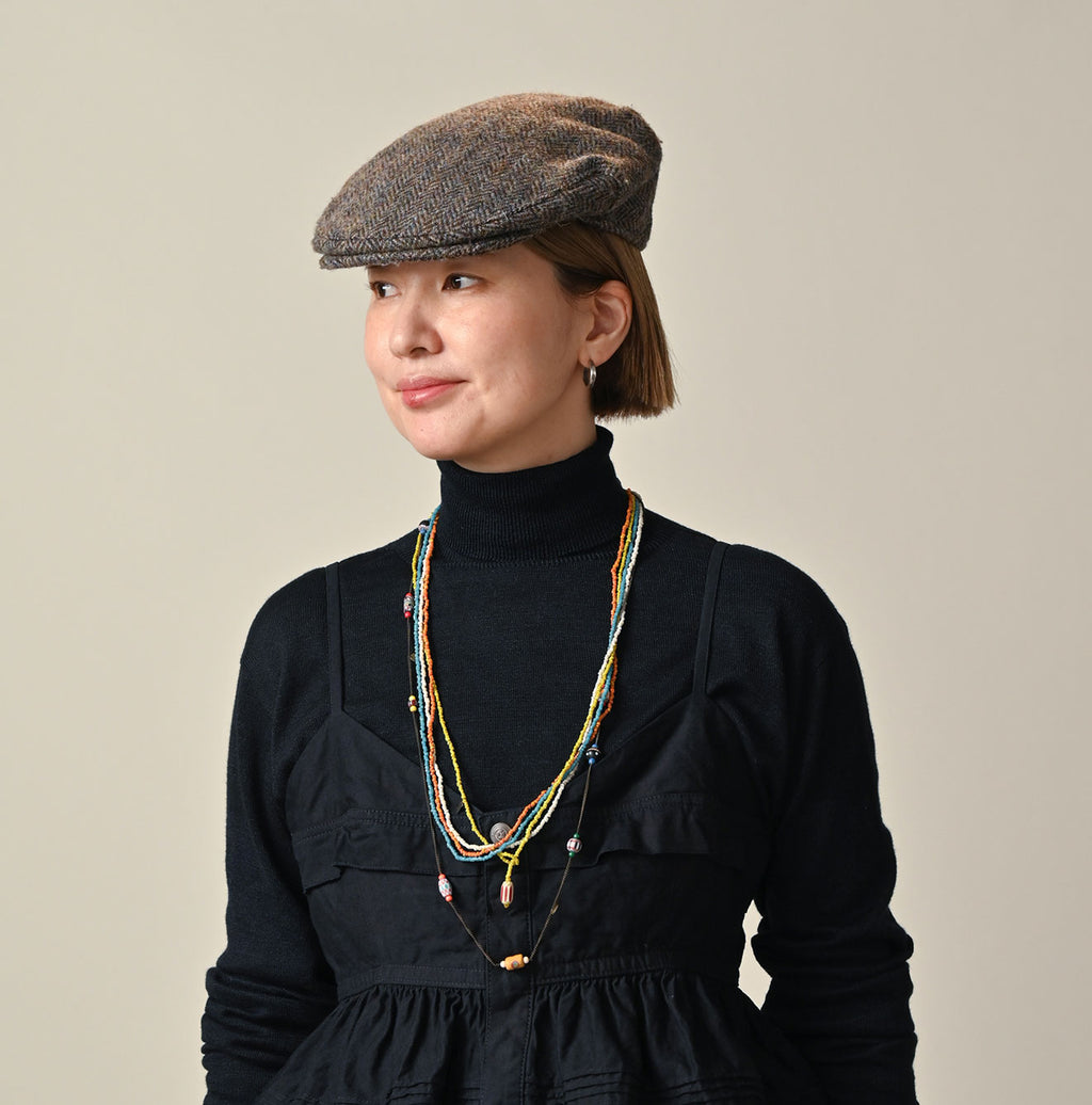 Glass Beads Necklace Female Model
