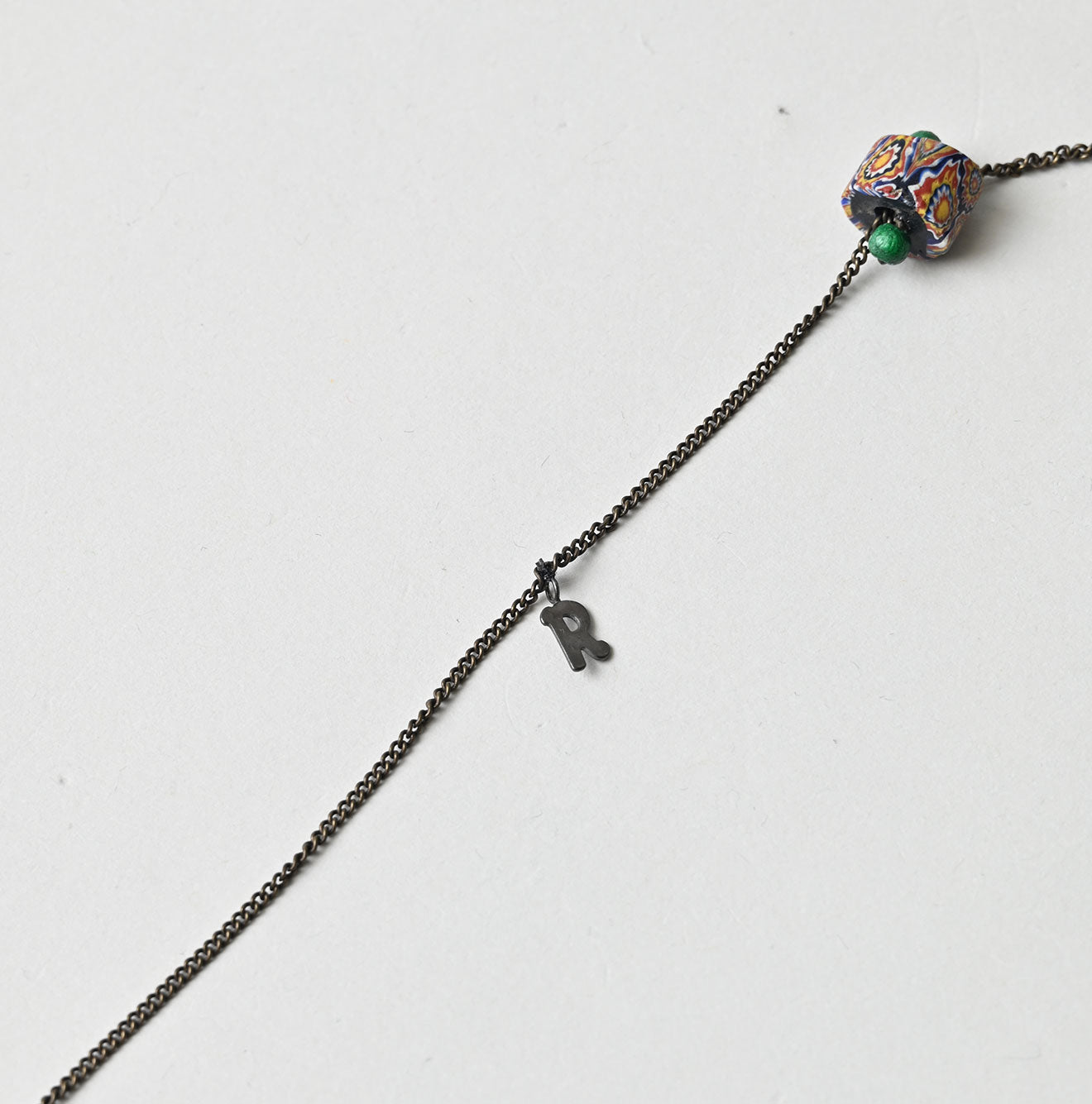 Glass Beads Necklace Detail