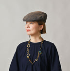 〇△□ Brass Necklace Antique Brass Female Model