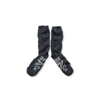 Indigo Zakkuri Knitsew Socks