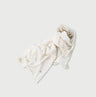 Plant Dyed Cashmere Super Gauze Muffler Off White
