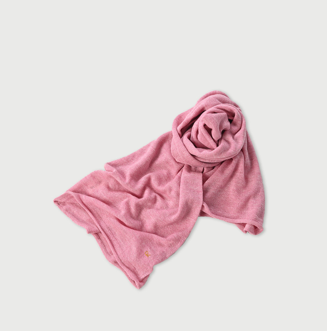 Plant Dyed Cashmere Super Gauze Muffler Pink