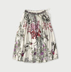 Indian Khadi Palampore Print Easy Gather Skirt